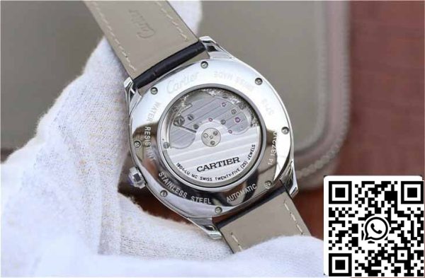 8 127 Drive De Cartier Moonphase WGNM0009 1:1 Cea mai bună ediție din oțel inoxidabil cu cadran negru