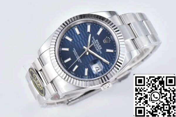 8 12 ce7831e9 d732 4e0b 9921 3becf1085cca Rolex Datejust 41MM M126334-0031 1:1 Best Edition Clean Factory Blue Dial Oyster Strap