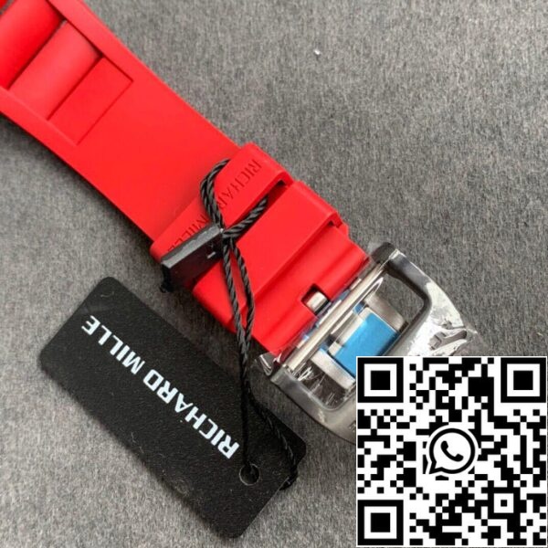 8 135 bfbb055b e459 4c52 86e5 fa02237079d5 Richard Mille RM35-01 1:1 Best Edition KV Factory Cinturino rosso