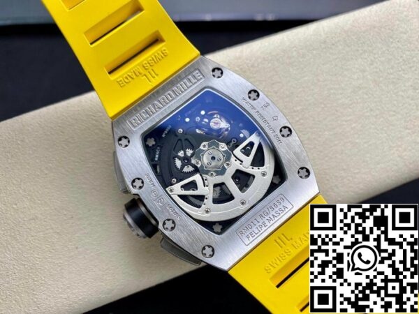 8 148 4467a580 079b 461a 8f8f 9b2a7a213270 Richard Mille RM11 1:1 Best Edition KV Factory Τιτάνιο κίτρινο λουράκι