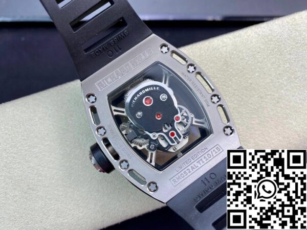 8 165 Richard Mille RM052 Tourbillon 1:1 Best Edition EUR Tehtaan kallon kellotaulu