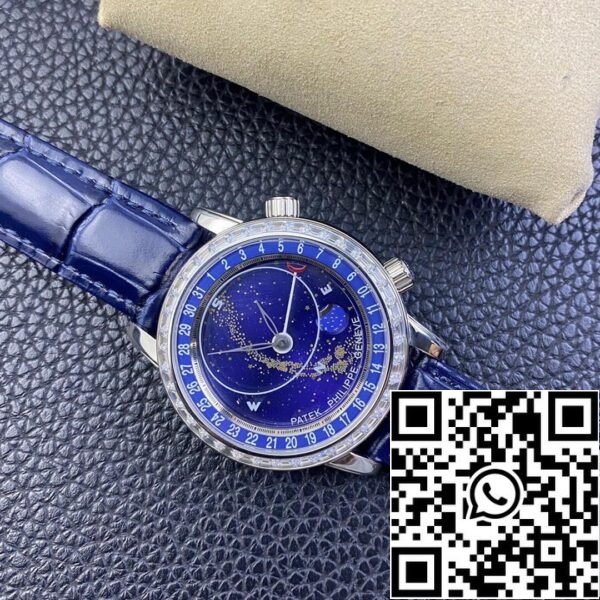 8 17 d98dd7f2 0912 4695 8b64 14bb4ffd1d9a Patek Philippe Grand Complications 6104G-001 1:1 Best Edition AI Fabriek Sky Moon Blue Dial