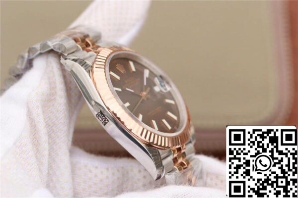 8 186 84544ca3 4455 4d64 927e f3d8b8d39627 Rolex Datejust M126331-0002 1:1 Best Edition EW Factory rózsa arany