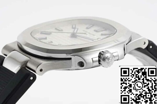 8 18 b1303ffd 8590 49ce b378 de921d724958 Patek Philippe Nautilus 5711 1:1 Best Edition PPF Factory Valkoinen soittaa Kuminauha