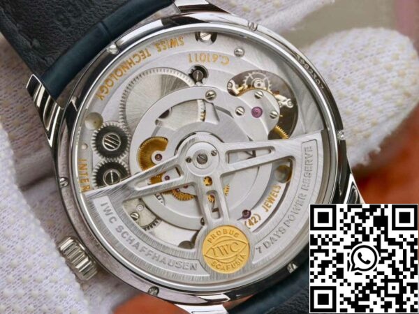 8 1 bf9b7d1e ee02 4744 af97 a5cff17a2c29 IWC Portuguese Tourbillon 1:1 Best Edition ZF Factory Acero inoxidable