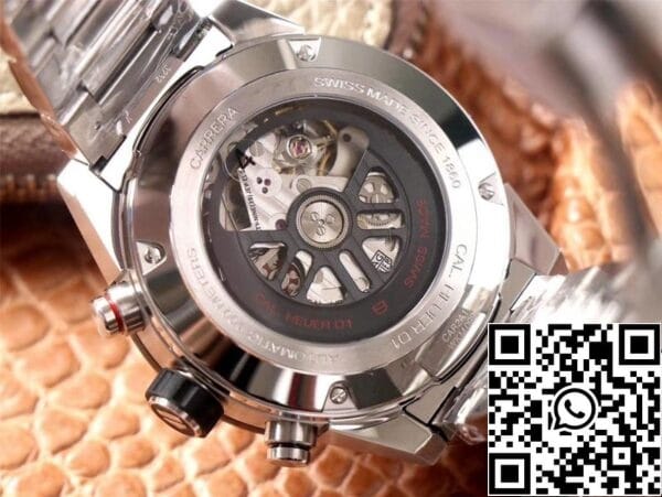 8 20 c47939c6 9f4f 4e3c 86ec bcff0c349227 TAG Heuer Carrera CAR2A1W.BA0703 1:1 Best Edition XF Factory fekete számlap svájci HEUER 01