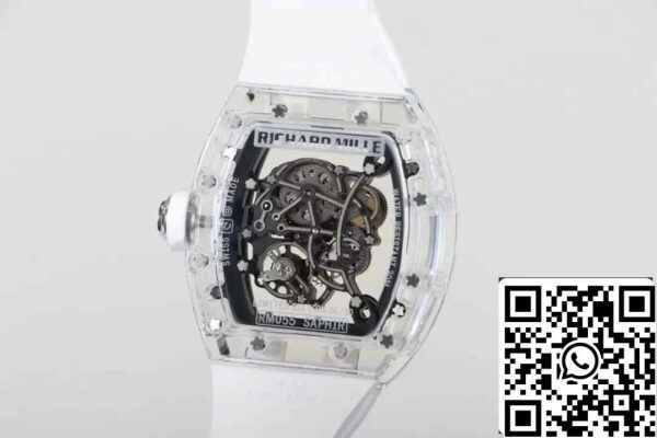 8 20 ce7797b1 eb4a 47b7 9af6 9cb37c0bada8 Richard Mille RM055 Best 1:1 Edition RM Factory Cinturino in gomma