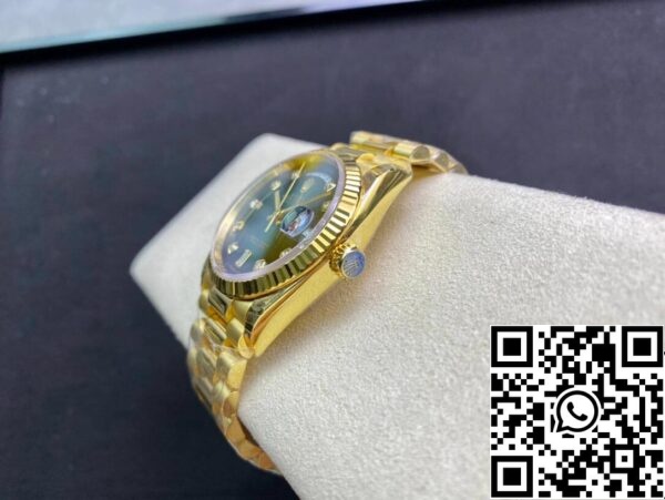 8 225 Rolex Day Date M128238-0069 1:1 Best Edition EW Factory Grünes Zifferblatt Schweizer ETA3255