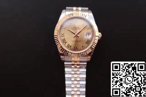 8 230 074dd76b 20a0 4822 83b1 003cd591849e Rolex Datejust 41 126333-007 126333-007 1:1 Best Edition Sveitsin ETA2836-2 Gold kääritty kaksi sävy ruostumattomasta teräksestä rannekorun kanssa