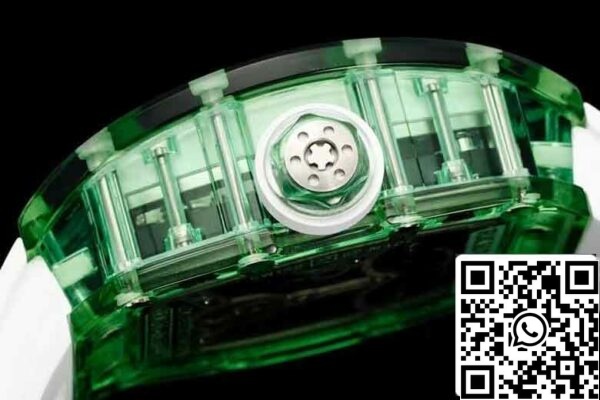 8 25 37959148 f395 4257 8c46 977fa765cec2 Richard Mille RM26-01 Tourbillon Best 1:1 Edition RM Factory Green Skeleton Dial