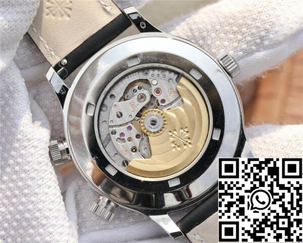 8 28 3e7150fe 70f2 4157 a47c fc9c381e6ce1 Patek Philippe Calatrava 5524G-001 1:1 Best Edition GR Factory Blå urtavla