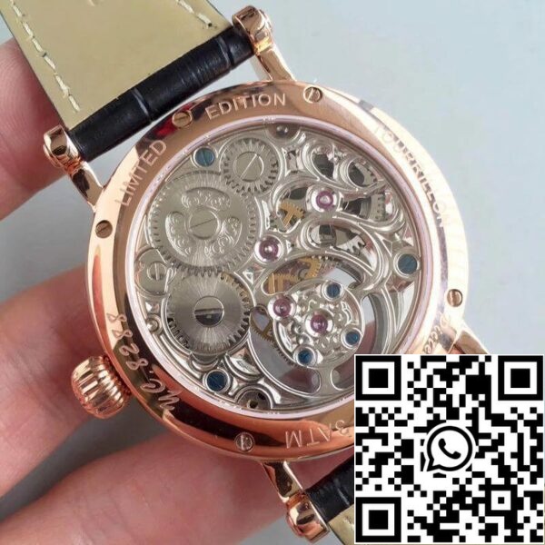 8 297 Patek Philippe Tourbillon Maanfase 24 uur gangreserve 1:1 Beste Editie Zwitsers Tourbillon Witte Wijzerplaat