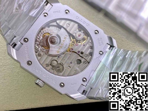 8 30 4d08826a a4df 4275 bcf2 edbe7b6822c4 Bvlgari Octo Finissimo 103011 40MM 1:1 Best Edition BV Factory Quadrante Argento