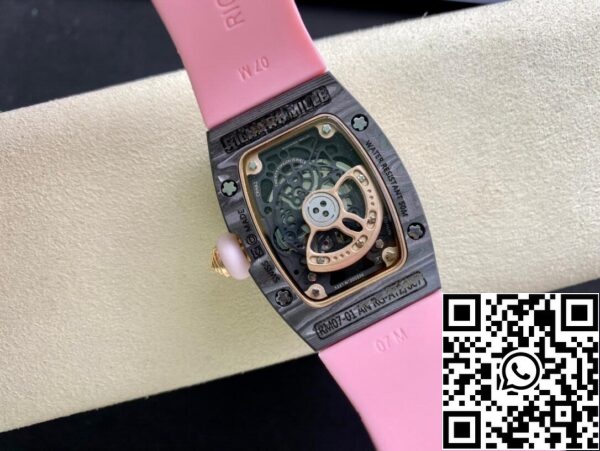 8 33 47450949 7480 42de b717 bda1a93b2485 Richard Mille RM-07 Bon Bon 1:1 Meilleure édition RM Factory Bracelet rose