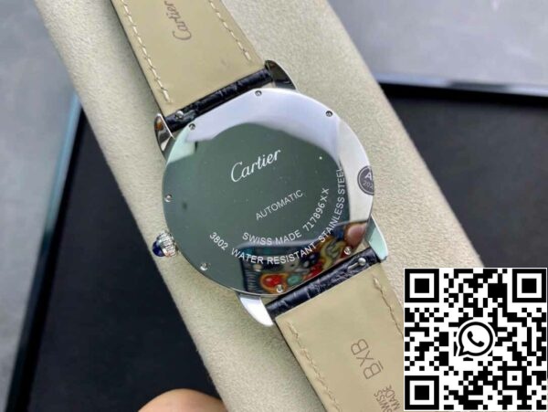 8 36 b67cc87f c5b0 41af 842d f6130f0fe280 RONDE DE CARTIER W6701010 1:1 Best Edition AF Factory Fehér számlap