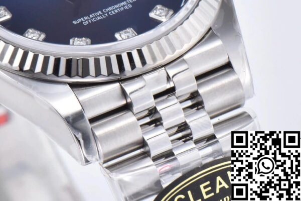 8 37 Rolex Datejust M26234-0037 36MM 1:1 Best Edition Tiszta gyári gyémánt tárcsa