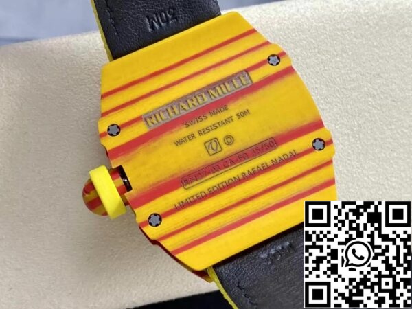 8 37 c44c2bc0 3f00 40c7 8a5c 04f99db59b11 Richard Mille RM27-03 Tourbillon 1:1 Best Edition BBR Factory Yellow Strap