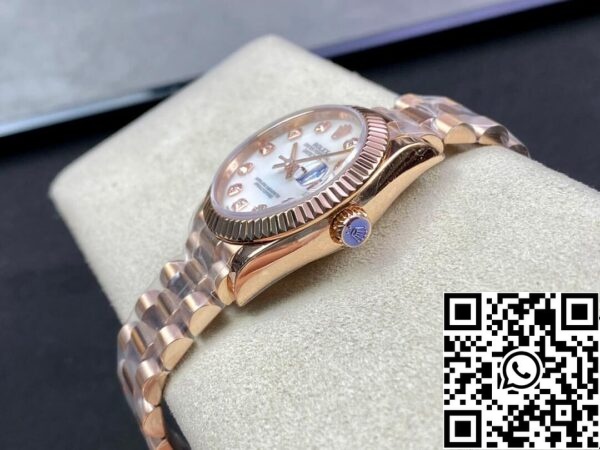 8 38 Rolex Datejust M278275-0009 31MM 1:1 Najboljša izdaja EW Factory Rose Gold