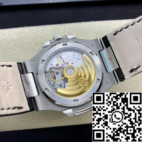 8 38 126429e2 6bcf 47ea ac08 ea4f6e49e652 Patek Philippe Nautilus 5711 1:1 Best Edition 3K Factory Blaues Zifferblatt Rindslederband