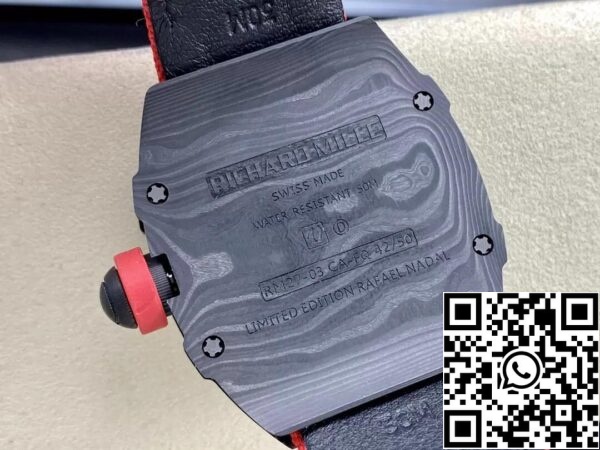 8 39 9669486a 053f 43fa 9a31 8d0044dc01b2 Richard Mille RM27-03 Rafael Nadal Tourbillon 1:1 Best Edition RM Factory Red Strap