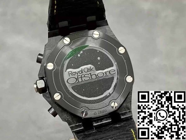 8 3 68a178e5 4ee5 4059 855d 66443df410f6 Audemars Piguet Royal Oak Offshore 26176FO.OO.D101CR.02 1:1 Best Edition APF Factory Musta kellotaulu