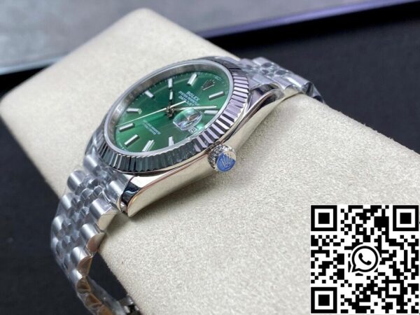 8 40 30e024a5 35d3 404e 9c05 7f1e3315109d Rolex Datejust M126334-0028 41MM 1:1 Best Edition EW Factory zöld számlapja