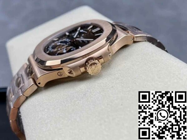 8 40 e028b370 6330 4874 81ec 7e6a20bedd5f Patek Philippe Nautilus 5712/1R-001 1:1 Najlepsza edycja GR Factory Różowe złoto