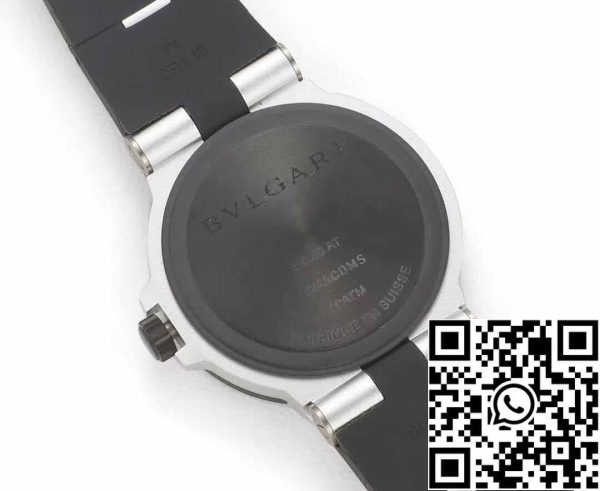 8 42 3f04a547 596e 4848 8185 9d08d965e286 Bvlgari Alumiini 103445 1:1 Best Edition BV Factory Musta kellotaulu