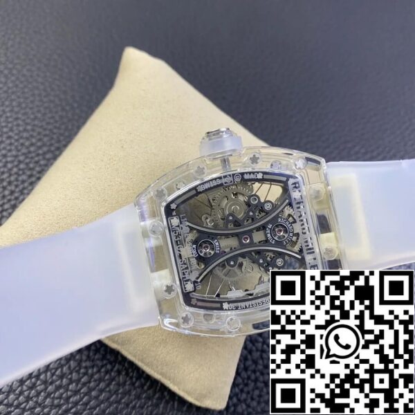 8 45 01a2e07d 3044 4937 8db4 f4a29f19ed9d Richard Mille RM053-02 1:1 Best Edition RM Factory átlátszó Tourbillon szkeleton számlapja