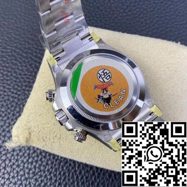 8 45 384dd1cb f7ba 46f7 9535 1adfeeb94296 Rolex Cosmograph Daytona 1:1 Best Edition Clean Factory V3 rozsdamentes acél fehér számlapja