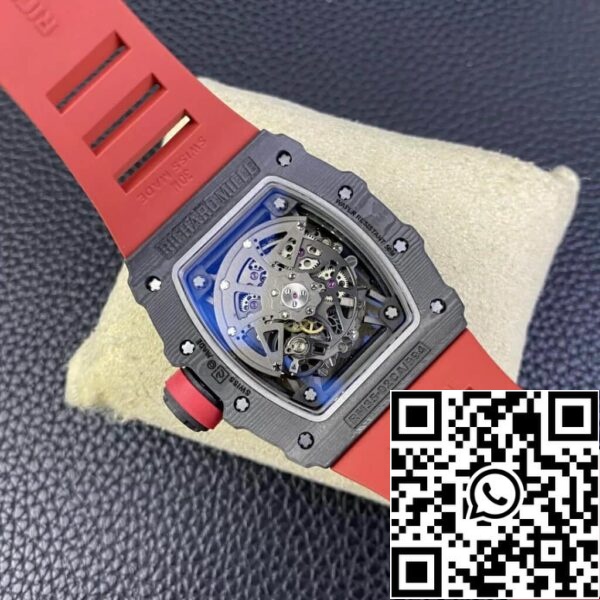 8 47 44974625 cbef 469d bc43 87b597494eca Richard Mille RM35-02 1:1 Best Edition T+ Fabriek Koolstofvezel Skelet Wijzerplaat