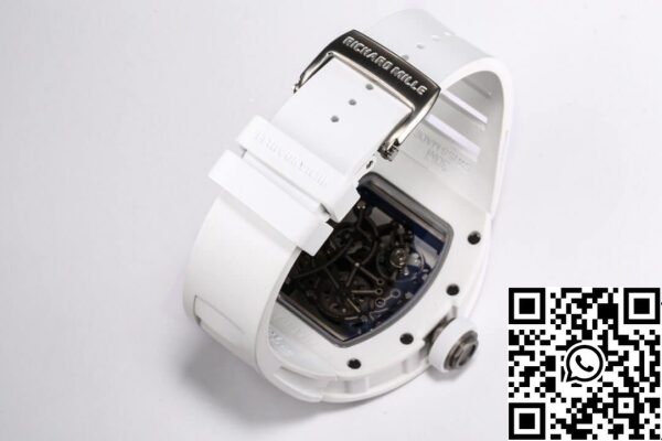 8 49 37651ae9 eb77 4159 a8f4 a59f1ffa9b82 Richard Mille RM-055 1:1 Best Edition BBR Factory V2 Valkoinen keraaminen tapaus