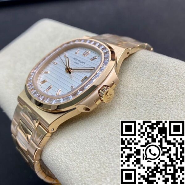 8 4 359b71f9 44d5 4544 b4d3 a4283f26a81b Patek Philippe Nautilus 1:1 Best Edition PPF Factory Rose Gold With Diamonds