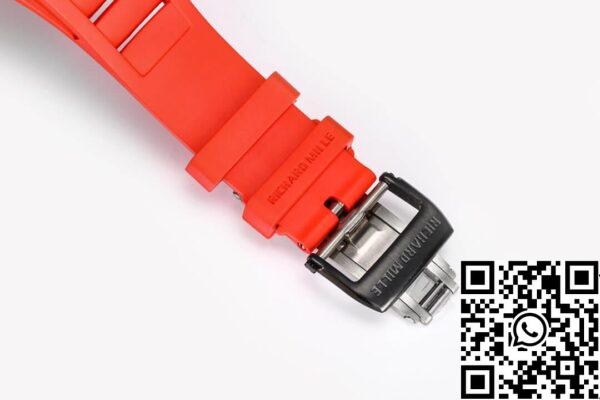 8 51 9 51 9DD2F5BF A564 4C73 BE1F D7ACB95001D2 ريتشارد ميل RM-055 1:1 Best Edition BBR Factory Ceramic Case Red Strap