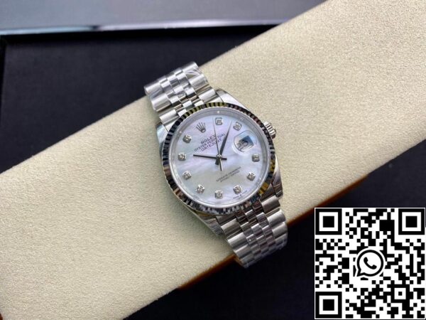 8 52 fcae2a7c 9813 403e a0c2 f9ba132cb3c8 Rolex Datejust 178384-NG-63160 31MM 1:1 Best Edition EW Factory Quadrante Bianco Argentato