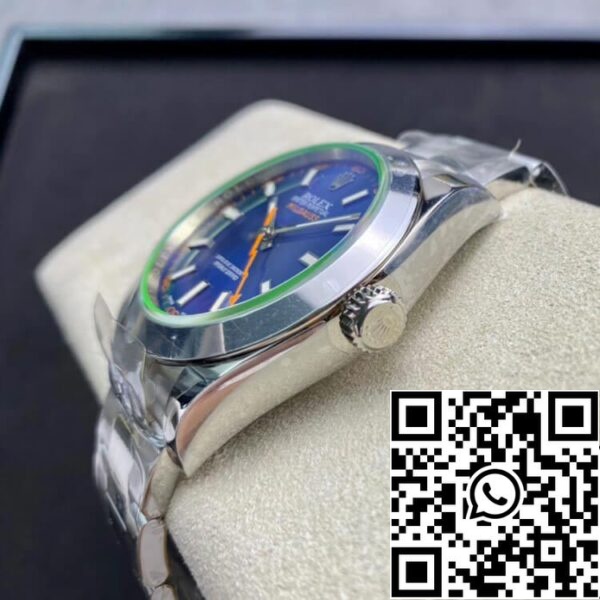 8 5 98b52eae a1c3 43c8 93bf 79e843bedf4a Rolex Milgauss 116400GV AR Factory 1:1 Best Edition Sveitsin ETA3131