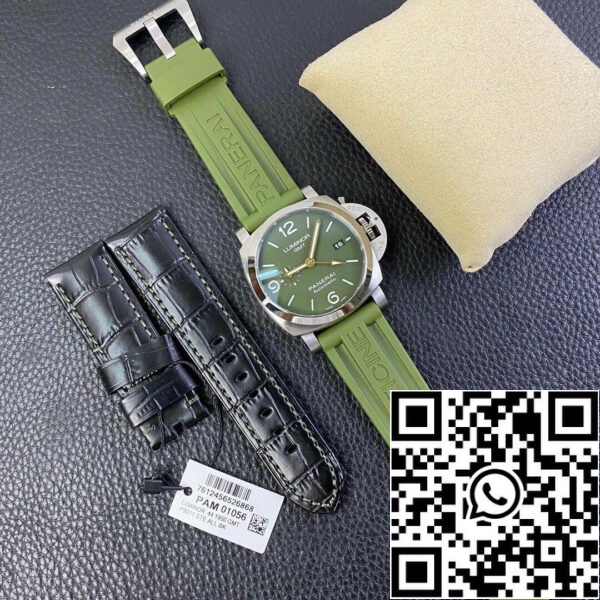 8 64 916be785 908e 4a65 b73d d7ab60e087b4 Panerai Luminor PAM01056 1:1 Best Edition VS Factory Rubber Strap