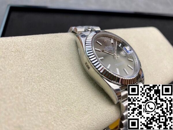 8 67 b678111e 59b9 4232 a453 39b416fa78f2 Rolex Datejust M126334-0014 1:1 Best Edition EW Factory mostrador cinzento