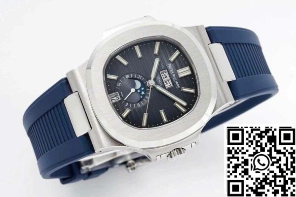 8 67 ca6e379b 5435 4f80 94de 68b5877090df Patek Philippe Nautilus 5726/1A-014 1:1 Best Edition PPF Factory Quadrante blu nero sfumato