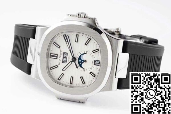 8 68 afa3fbe7 4f69 4cf9 a12f 5046bbebd965 Patek Philippe Nautilus 5726/1A-010 1:1 Best Edition PPF Factory Svart gummirem