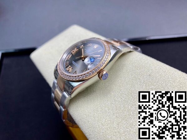 8 69 31c35a66 907a 42af b6de 5c26ad78d8df Rolex Datejust M126281RBR-0012 1:1 Best Edition EW Factory Sötét szürke számlap