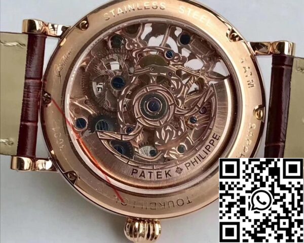 8 70 6f0389fd c152 4c6a b1f4 d250bdaa3870 Patek Philippe Tourbillon Sapphire 1:1 Best Edition Rose Gold Schweizer Tourbillon