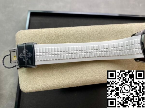 8 70 d13f65de cffd 49f5 a66a 10da9d9135f3 Patek Philippe Aquanaut PP5167 1:1 Best Edition ZF Factory DLC White Strap