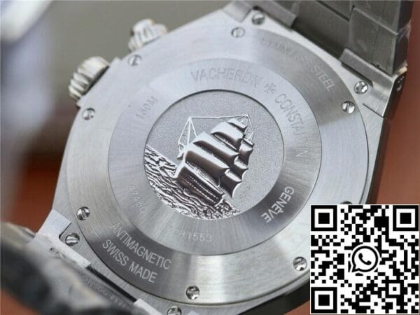 8 71 84173dd4 47d2 4862 9c73 f1450fd65ea0 Vacheron Constantin Overseas 47450/B01A-9227 1:1 Best Edition TWA Factory Fekete számlapja