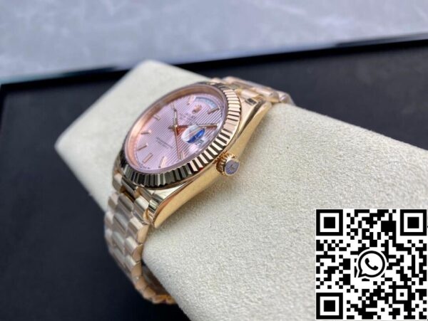 8 83 Rolex Day Date M228235-0005 1:1 Best Edition EW Factory Ouro Rosa