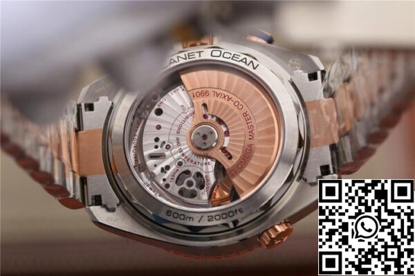 8 9 966bb430 853c 4111 8f92 6a4d2b63ceae Omega Seamaster Ocean Planet 600M 215.20.46.51.03.001 1:1 Best Edition OM Factory Oro Rosa