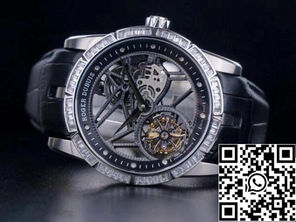 8 456d3aa1 2157 43ca 43ca a08a f65ad759595ecd Roger Dubuis Excalibur RDDBEX0393 1:1 Best Edition JB Factory Tourbillon V3 Diamond Swiss RD505SQ