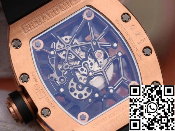 9 103 76cc4a02 ce7b 4a1d a4fa d0c7185fec96 Richard Mille RM035 Americas KV Factory 1:1 Best Edition Rose Gold Musta ranneke