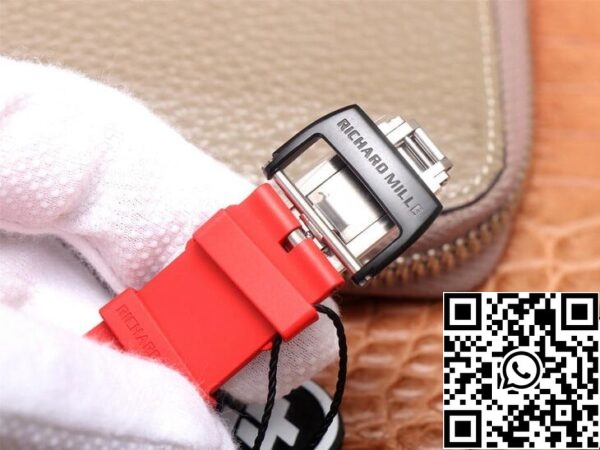 9 10 c941ed30 317b 400f b2d0 a197f0ed9d25 Richard Mille RM35-02 1:1 Best Edition ZF Factory Red Rubber Strap