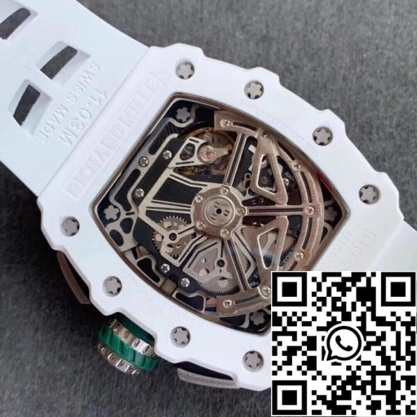 9 135 2d3a22f2 2dfd 4291 a1d4 98061abe2c1b Richard Mille RM011-03 1:1 Best Edition KV Factory Correa blanca